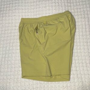LuLuLemon Finch Yellow Ripstop 5” Shorts